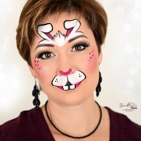Kinderschminken_Vorlagen; Schminkfarben_kaufen_Schweiz; Kinderschminken_Kurse; Svetlana_Keller; Ballonmodellieren; Ballonmodellage; Airbrush_Tattoos; einfach; Hase