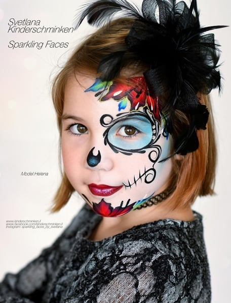 www.kinderschminken.li, Kinderschminken, Kinderschminken Vorlagen, Schminkfarben kaufen, Kinderschminken Kurse, Schminkfarben Schweiz, Airbrush Tattoos, Svetlana Keller, face painting