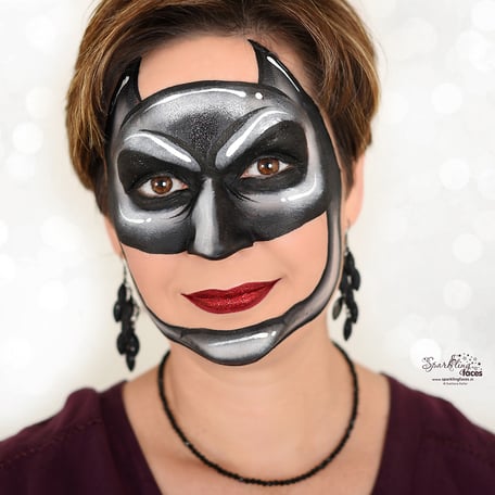 Kinderschminken_Vorlagen; Schminkfarben_kaufen_Schweiz; Kinderschminken_Kurse; Svetlana_Keller; face_painting; Ballonmodellieren; Ballonmodellage; Airbrush_Tattoos; einfach; Batman