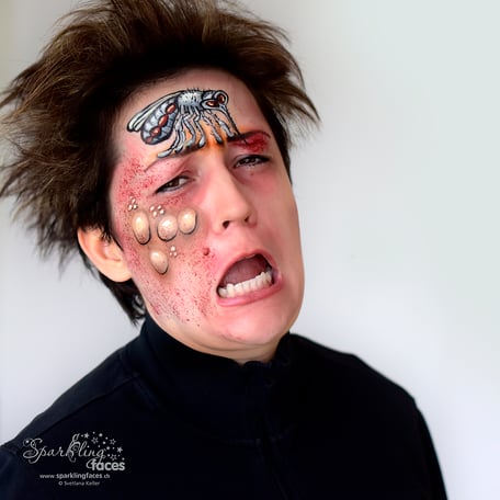Kinderschminken_Vorlagen; Schminkfarben_kaufen_Schweiz; Kinderschminken_Kurse; einfach; Halloween