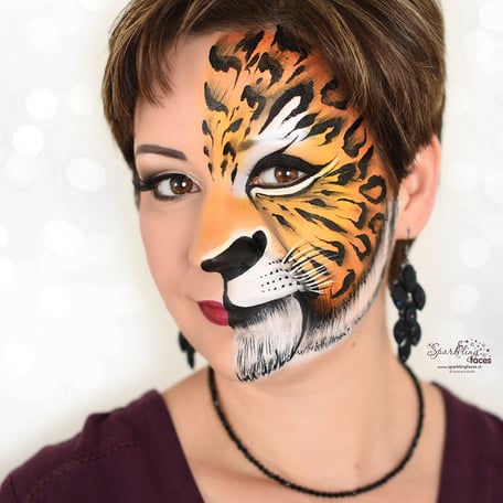 Kinderschminken_Vorlagen; Schminkfarben_kaufen_Schweiz; Kinderschminken_Kurse; Svetlana_Keller; face_painting; Ballonmodellieren; Ballonmodellage; Airbrush_Tattoos; einfach; Tiger