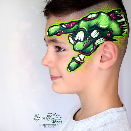 Kinderschminken_Vorlagen; Schminkfarben_kaufen_Schweiz; Kinderschminken_Kurse; einfach; Kürbis