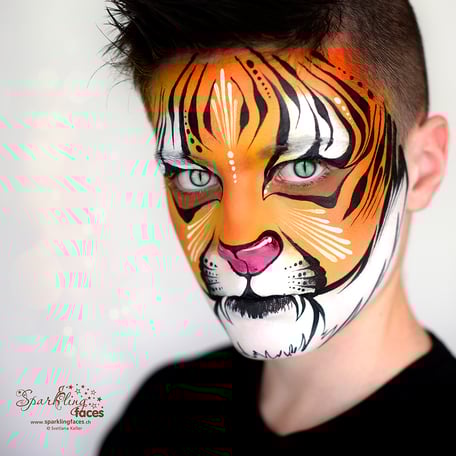 Kinderschminken_Vorlagen; Schminkfarben_kaufen_Schweiz; Kinderschminken_Kurse; einfach; Kürbis