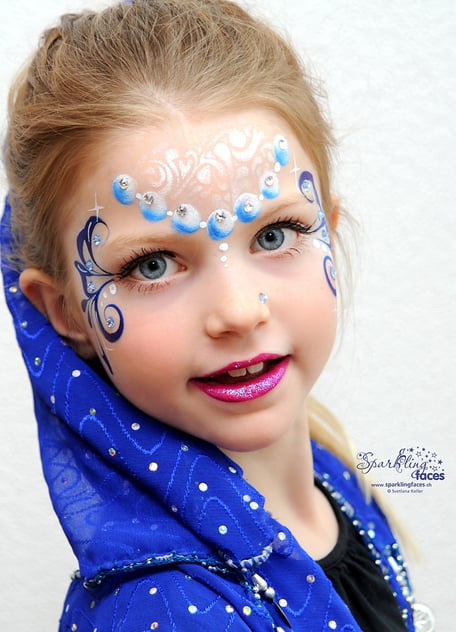 Kinderschminken_Vorlagen; Schminkfarben_kaufen_Schweiz; Kinderschminken_Kurse; Svetlana_Keller; Ballonmodellieren; Ballonmodellage; Airbrush_Tattoos; einfach; Eiskönigin