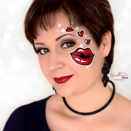 Kinderschminken_Vorlagen; Schminkfarben_kaufen_Schweiz; Kinderschminken_Kurse; Svetlana_Keller; Ballonmodellieren; Ballonmodellage; Airbrush_Tattoos; einfach; Herz