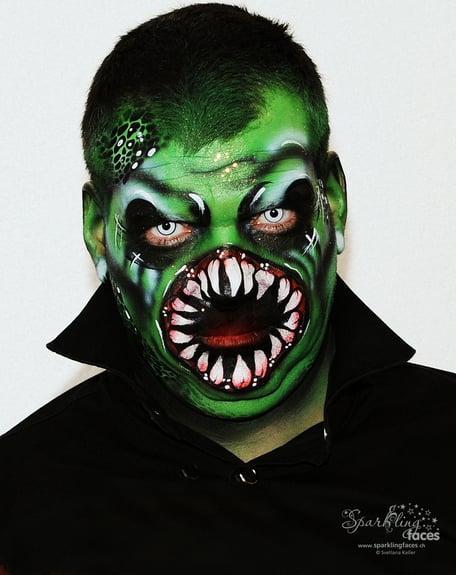 Kinderschminken_Vorlagen; Schminkfarben_kaufen_Schweiz; Kinderschminken_Kurse; einfach; Halloween