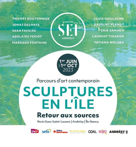 Exposition Sculptures en L'Île, Ville d'Andrésy, 2023