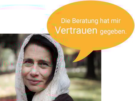 LINA-Teilnehmerstimmen: Die Beratung hat mir Vertrauen gegeben.