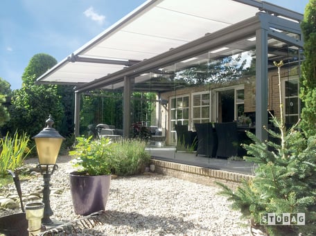 terrasoverkapping, veranda, serre, tuinkamer, tuinoverkapping, overkapping, zonwering buiten, zonwering haarlemmermeer, zonwering haarlem, verandazonwering, stobag