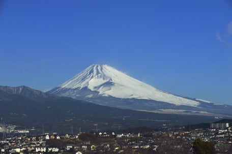 当施設屋上からの富士山