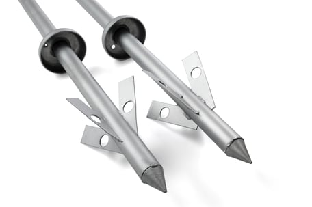 Mât ancrage de balises aériennes