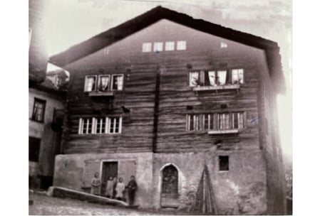 Haus des späteren Restaurant Bettlihorn - Aufnahme aus dem Jahr 1932
