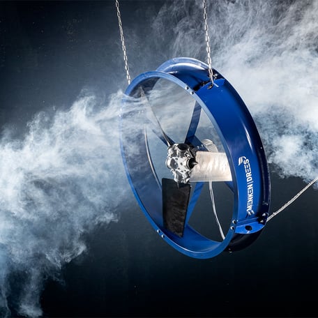 Umluft-Ventilator MD EC-FLOW im Dampftest