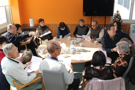 タブレットで脳トレ