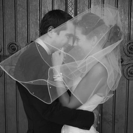 photo portrait de couple de mariage