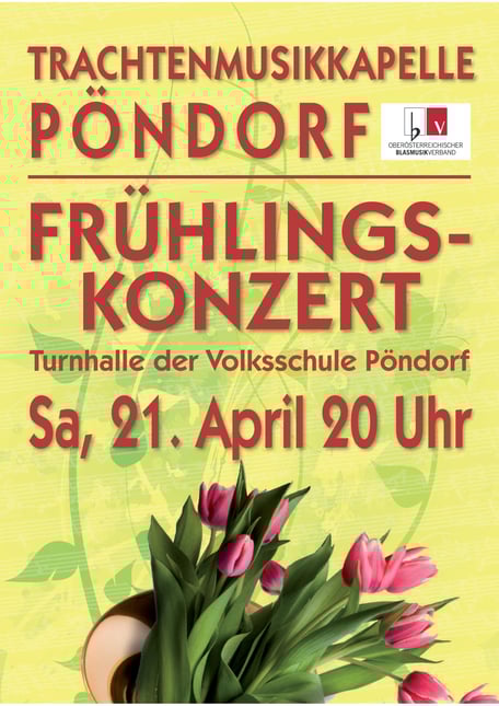 Frühlingskonzert TMK Pöndorf 2018
