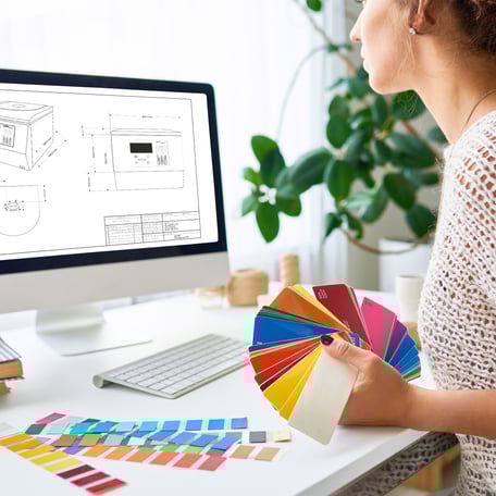 What does a media designer digital and print do?