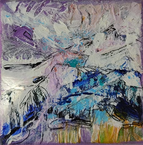 Elisabeth Augendre artiste peintre acrylique abstrait