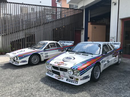 LANCIA DELTA HF4WD浅間ヒルクライム走行時の写真