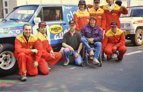 1991 Championnat de Belgique rallye 4x4. Chrysler Belgique.