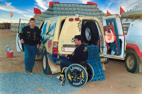 1996 Paris Dakar. Toyota France.