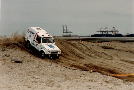 1990 Championnat de Belgique rallye 4x4. Suzuki Belgium.