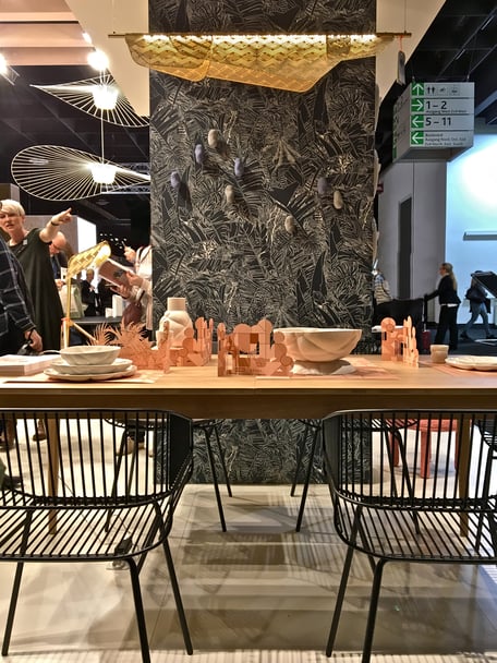 dieartigeBLOG - IMM Cologne 2017 - Petite Friture | Stühle "TRAME", Leuchte "MEDITERRANEA"