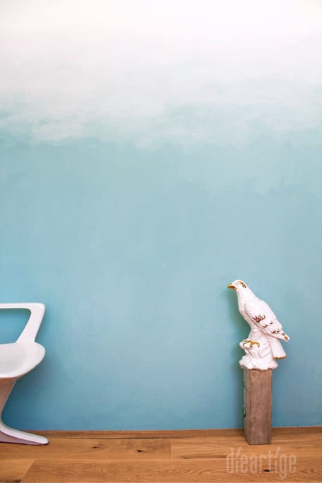 dieartigeBLOG, Wandgestaltung, Raumgestaltung, Farbgestaltung, Farbverlauf