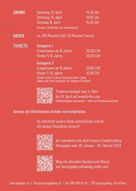 Tanztheater Abenteuerland Dance Gallery Effretikon Stadthaussaal Effretikon Tanz Kinder Jugendliche