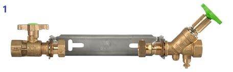 Wasserzählerbügel, Zählerbügel, Wasserzähler, Kamstrup, GWF, Hausanschluss, Wasserinstallation, Anschlussverschraubung Wasserzähler