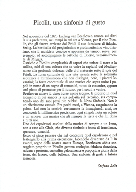 pagina di testo con stampa tipografica in nero