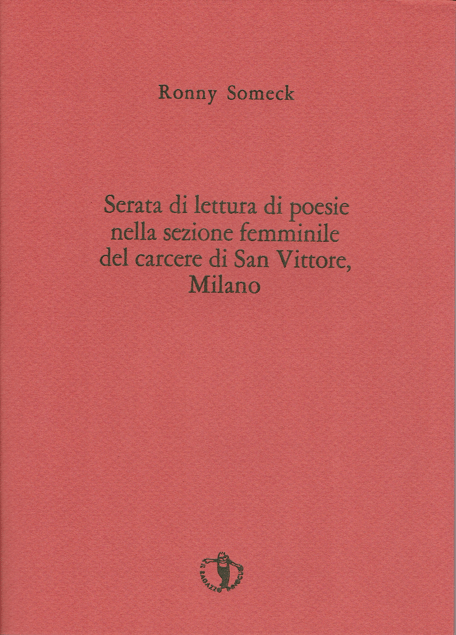 copertina con stampa tipografica in nero