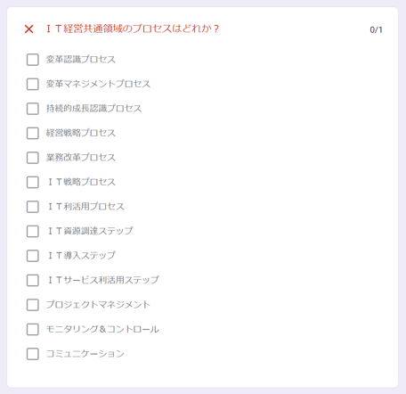 ITコーディネータ試験基本問題