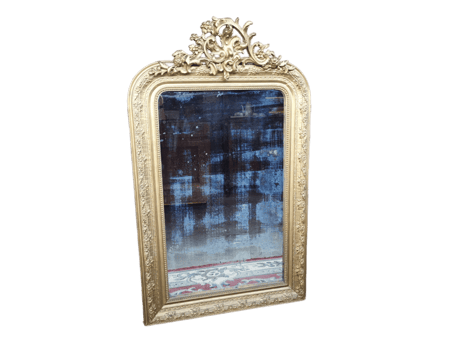 Caminiera dorata integra epoca XIX secolo Francia