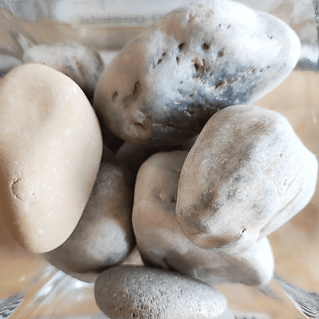 Kies gewaschen RK  32/63  Körnung 32-63mm Drainagekies Z.B.: unter Betonplatten Zierkies