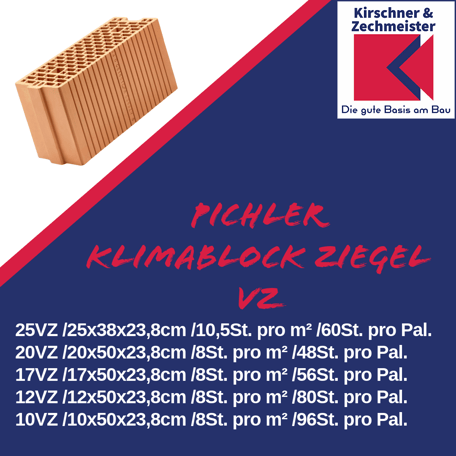 Pichler Klimablock Ziegel VZ Mönchhof