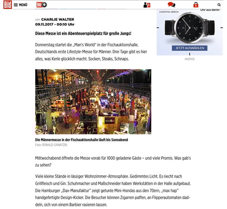 Bild Online Man's World