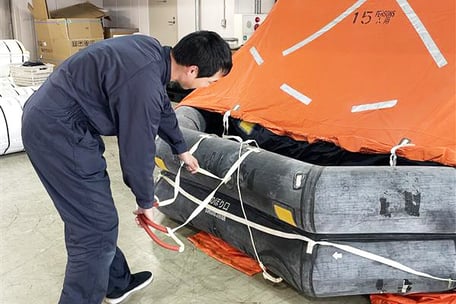 ライフラフト整備