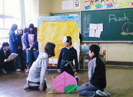 2010.3.17 新井小6年「桃太郎」練習