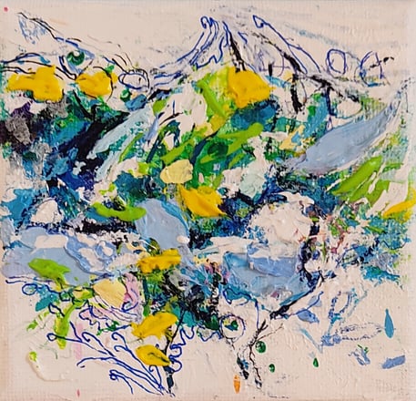 Elisabeth Augendre artiste peintre en Ariège acrylique impressionnisme paysage 57