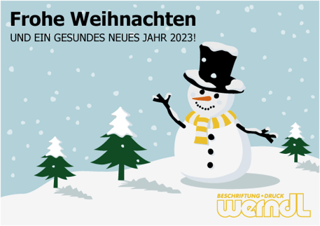 Weihnachtsferien 2022/2023