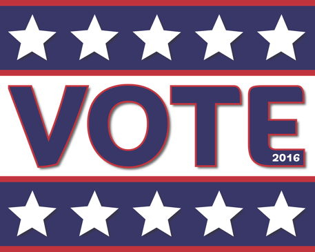 freaky finance, Vote, Sterne, blau, weiß, rot, Wahlaufforderung