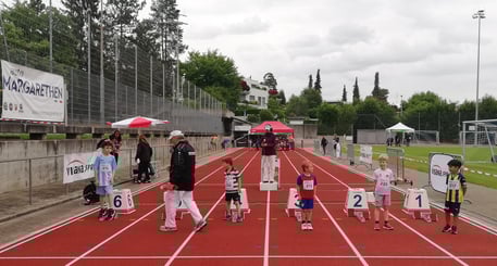 Kurz vor dem ersten Start des Tages ...