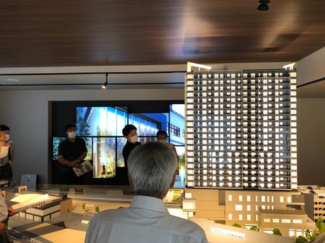 リビオタワー羽沢横浜国大モデルルーム模型ルーム