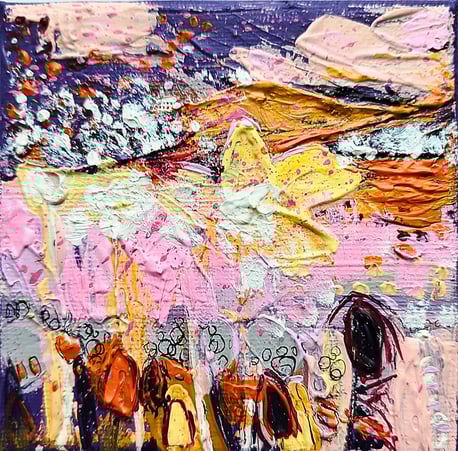 Elisabeth Augendre artiste peintre en Ariège acrylique impressionnisme paysage 46