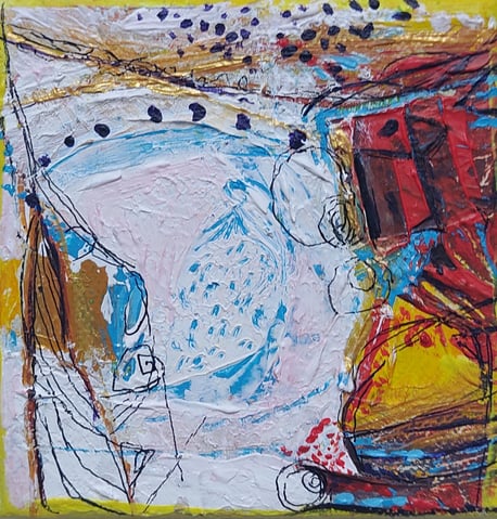 Elisabeth Augendre peintre en Ariège peinture originale acrylique