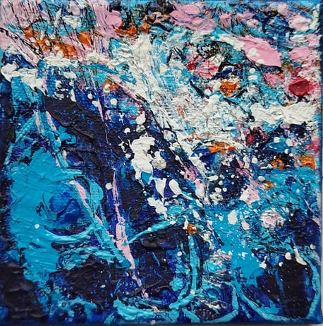 Elisabeth Augendre artiste peintre en Ariège acrylique abstrait