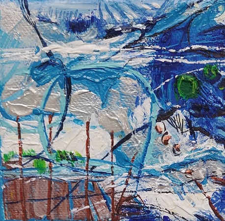 Elisabeth Augendre peintre en Ariège peinture originale acrylique