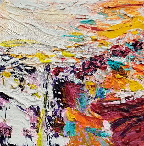 Elisabeth Augendre artiste peintre en Ariège acrylique abstrait