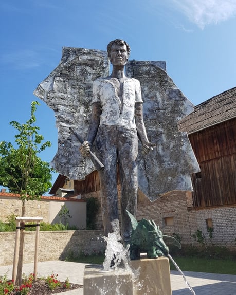 Foto Hanna Regina Uber, Skulptur Erzengel Michael